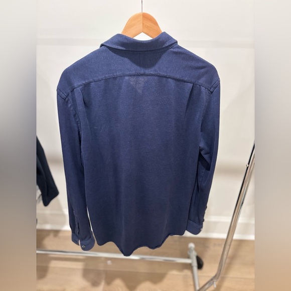 Polo by Ralph Lauren Men's Deep Blue Button Down Shirt SUPER SOFT 100% cotton - Picture 2 of 2